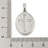 Non-Tarnish 304 Stainless Steel Pendants STAS-B071-02J-24P-3