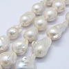 Natural Baroque Pearl Keshi Pearl Beads Strands PEAR-K004-18-1