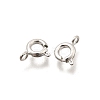 Eco-friendly Brass Spring Ring Clasps KK-D082-01E-S-2