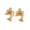 304 Stainless Steel Pendants STAS-G357-06G-03-1