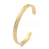Stainless Steel Open Cuff Bangles for Women BJEW-G708-01A-G-1