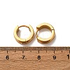 304 Stainless Steel Clear Cubic Zirconia Hoop Earrings EJEW-D331-08B-G-3