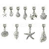 Marine Organism Theme Tibetan Style Alloy Pendant PALLOY-FS00004-1