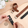 2 Pairs 2 Colors Imitation Leather Belt AJEW-GF0009-24-3