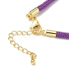 3MM Nylon Milan Cord Necklace Making NJEW-H084-01G-39-2