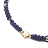 3Pcs Brass Beads Braided Bead Bracelets for Women BJEW-JB13223-5