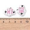 Alloy Enamel Pendants ENAM-K076-23P-3