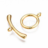 Brass Toggle Clasps KK-T063-99G-NF-3