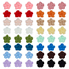 48Pcs 16 Colors Handmade Polyester Knitting Ornament Accessories DIY-FG0008-52-1