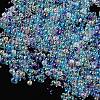 AB-Color Plated DIY 3D Nail Art Decoration Mini Glass Beads EGLA-TAC0001-02B-1