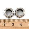 316 Surgical Stainless Steel Large Hole Beads STAS-Q326-10AS-03-2