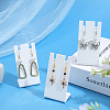 10Pcs L Shaped Acrylic Single Necklace Display Stands NDIS-SC0001-02B-3