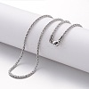 Non-Tarnish 304 Stainless Steel Necklace LS-MAK-K004-02P-1