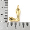 Rack Plating Brass Micro Pave Cubic Zirconia Pendants KK-A200-24G-L-3