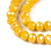 Electroplate Glass Beads Strands EGLA-A044-P8mm-A29-3