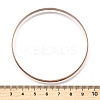 304 Stainless Steel Plain Bangles for Women BJEW-V004-02A-RG-5