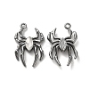 Glass Spider Pendant PALLOY-K001-067B-03-1