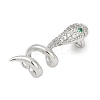 Brass Micro Pave Cubic Zirconia Pendants KK-P302-09P-2