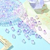 100Pcs Baking Paint Transparent Glass Beads DGLA-YW0001-35H-4