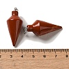 Natural Red Jasper Pendants G-Z055-02P-06-3