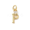 Brass Pave Clear Cubic Zirconia Charms KK-A273-01G-P-1