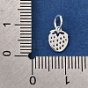 925 Sterling silver Hollow Strawberry Charms STER-D306-02S-3