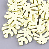 Painted Poplar Wood Pendants WOOD-S045-067A-1