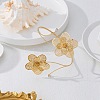 Hollow Out Flower Alloy Crystal Rhinestone Anklets for Women FS-WGF92CE-01-4