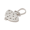 Non-Tarnish 201 Stainless Steel Pendants LS-STAS-E175-06P-2