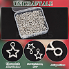 200Pcs Tibetan Style Alloy Charms UNKW-UN0001-20-5