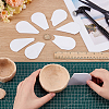 8Pcs 8 Styles Acrylic Clay Wedging Board DIY-FG0008-21-3