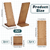 Cedarwood Jewelry Slan Back Pendant Necklace Organizer Display Stands ODIS-WH0078-23-2