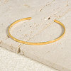 European & American Style 304 Stainless Steel Plain Bangles UM3618-2-2
