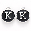 Platinum Plated Alloy Charms LS-ENAM-S118-02K-P-1