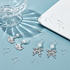 10 Pairs 5 Style 925 Sterling Silver French Hooks with Coil and Ball STER-BBC0006-07-4