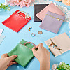 6Pcs 6 Colors Imitation Leather Jewelry Storage Zipper Bags ABAG-TA0001-72B-7