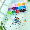 2250Pcs 15 Colors Bicone AB Color Plated Eco-Friendly Transparent Acrylic Beads TACR-TA0001-51-6