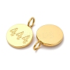 304 Stainless Steel Pendants STAS-C133-01G-02-2