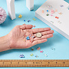 1 Box 195Pcs 21 Colors 3D Butterfly Resin Cabochons MRMJ-PJ0001-04-5