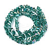 Electroplate Transparent Glass Beads Strands LS-GLAA-N021-4mm-05-2