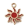 Alloy with Red Enamel Pendants AL-CBA2F44-06G-1
