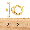 Brass Toggle Clasps LS-KK-A223-09G-6