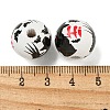 Halloween Series Wood European Beads WOOD-U002-01D-3