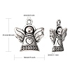 Tibetan Style Pendants X-TIBEB-A11978-AS-FF-2