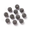 Unwaxed Natural Lava Rock Beads G-F325-8mm-A09-1