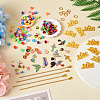 DIY Letter & Number Charms Accessories for Cup Handle Making Kit DIY-TA0009-52-5