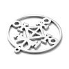 Non-Tarnish 304 Stainless Steel Pendants STAS-D036-09P-2
