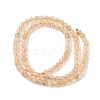 Heated Natural Citrine Bead Strands G-P466-01E-01-2