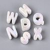Opaque Rainbow Iridescent Acrylic Beads OACR-P010-23B-2