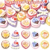 20Pcs Opaque Resin Beads RESI-YW0006-26-1